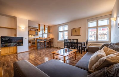 Rental of a cozy 2-room apartment, 75 m², in Staré Mesto district, Bratislava, Slovakia